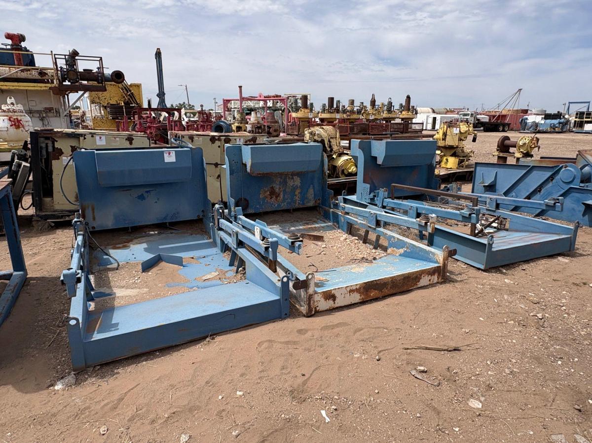 Used (3) incomplete shale shaker bodies