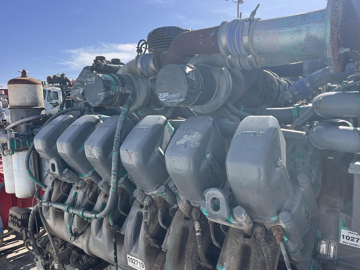 Used 2011 MTU 12V4000S83 2,250 HP FRAC PUMP DIESEL ENGINE