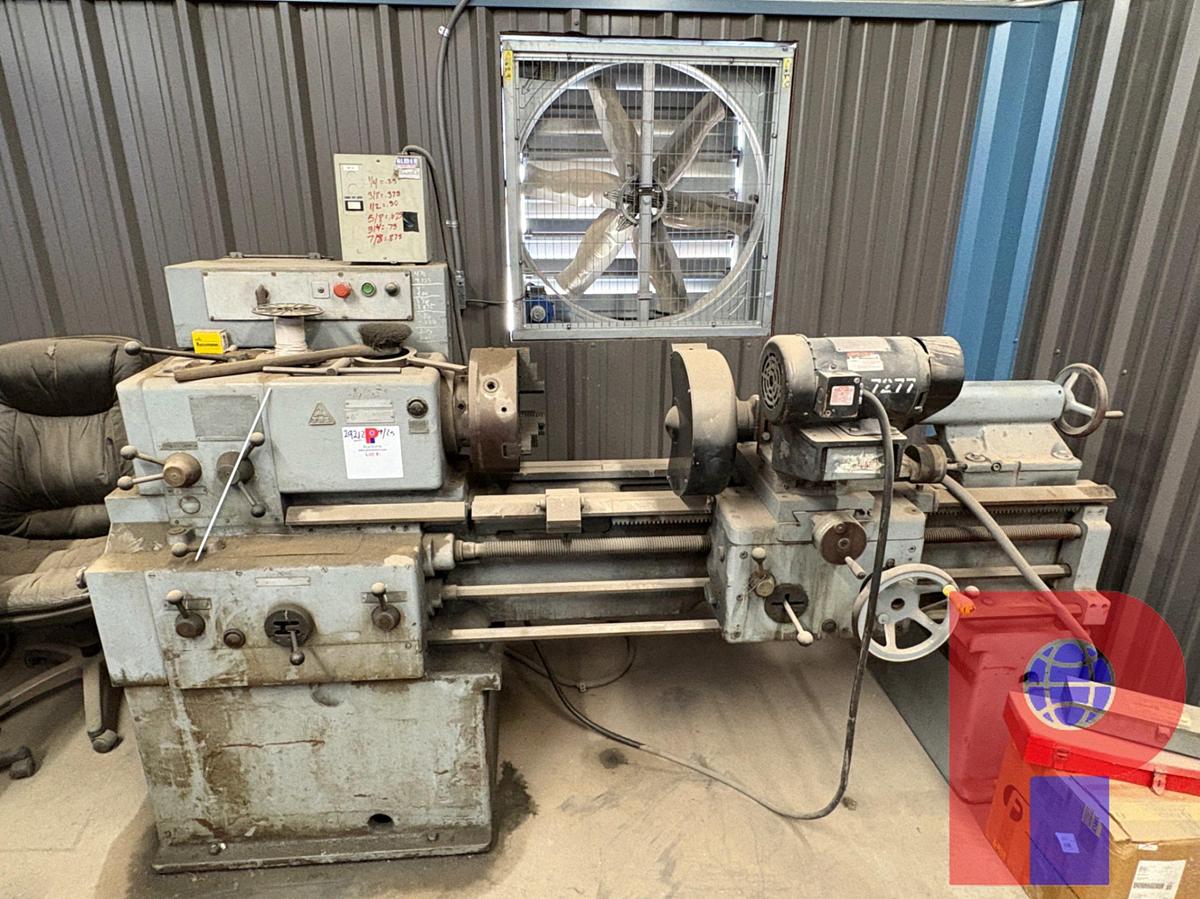 Used TOS SN40 LATHE W/ DUMORE TOOL POST GRINDER