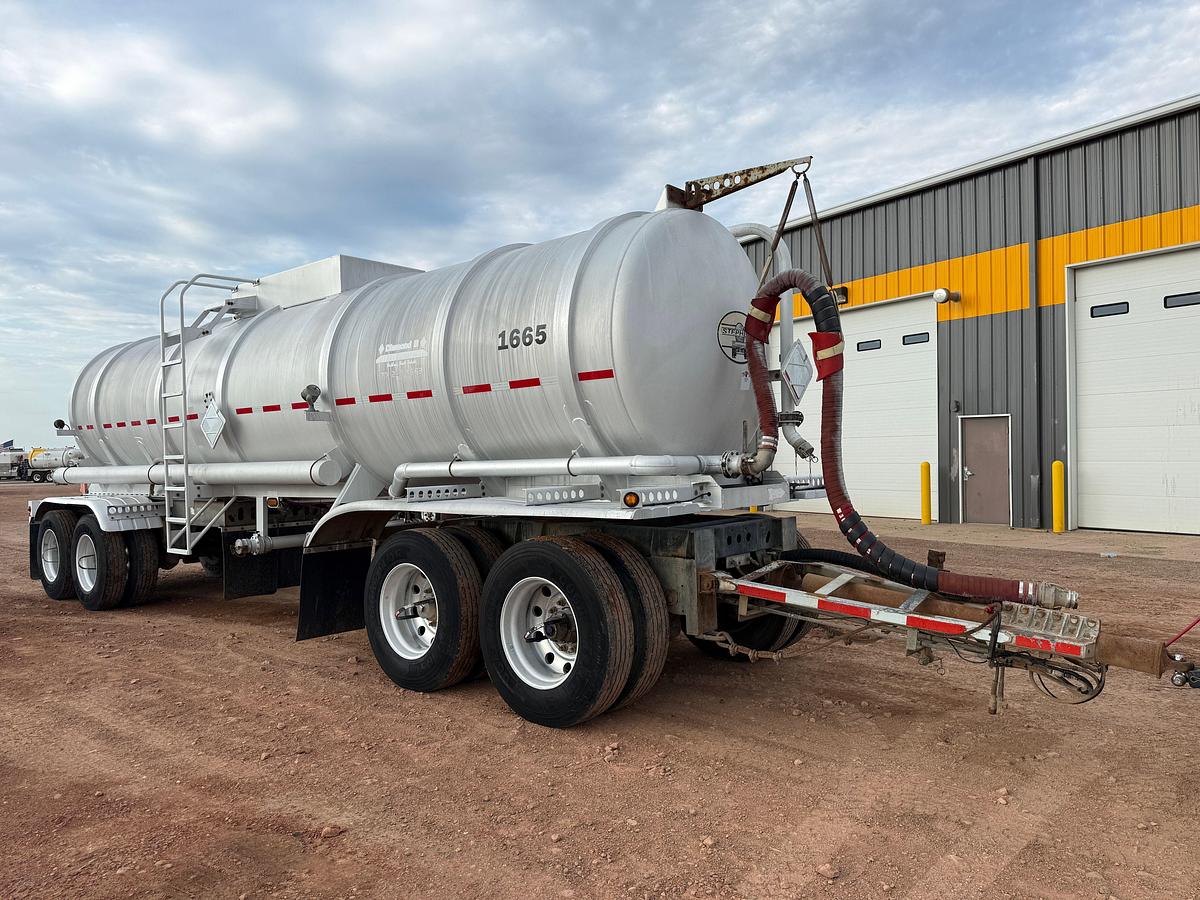 Used 2014 STEPHENS 6,800 GALLON DOT-407 4- AXLE TANK PUP TRAILER