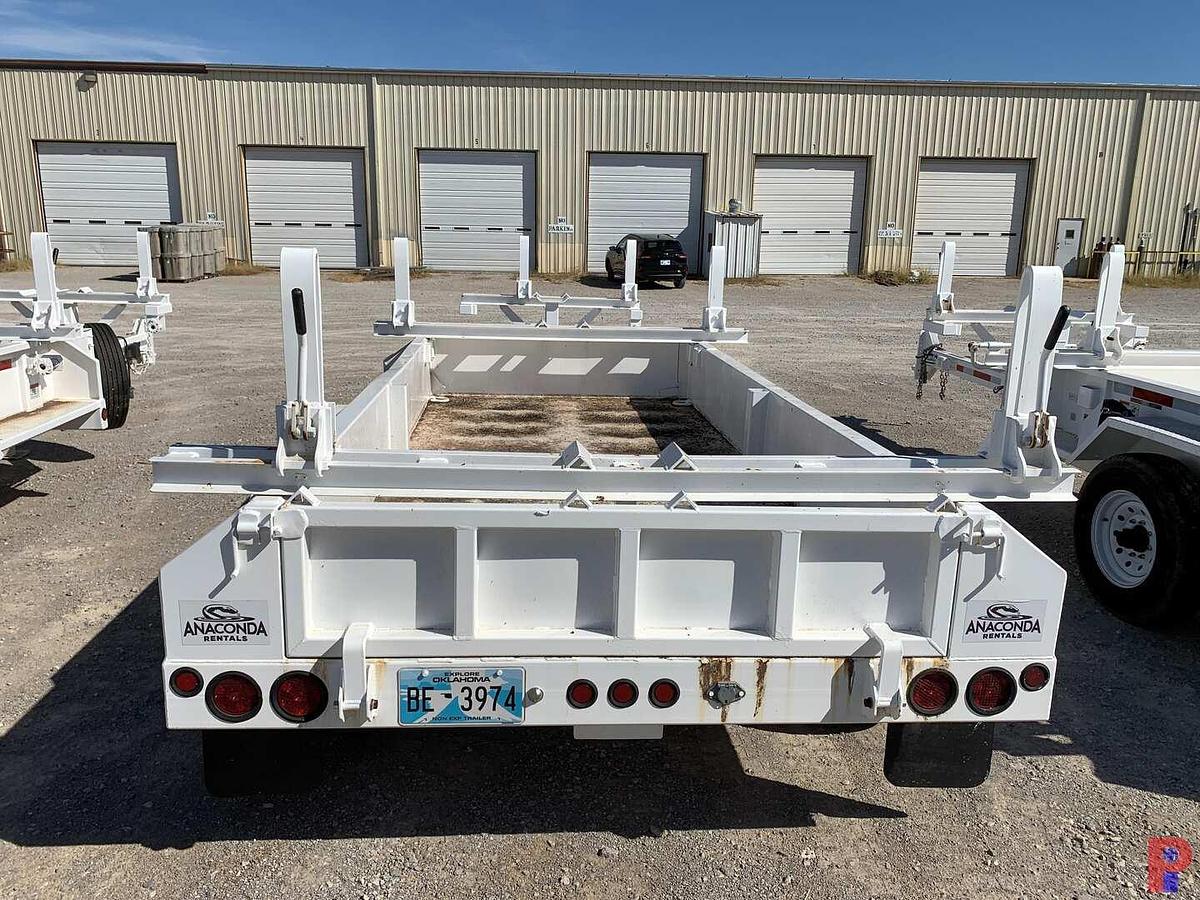 Used 2018 BROOKS BROTHERS TRAILERS 21’ T/A PINTLE HITCH POLE TRAILER