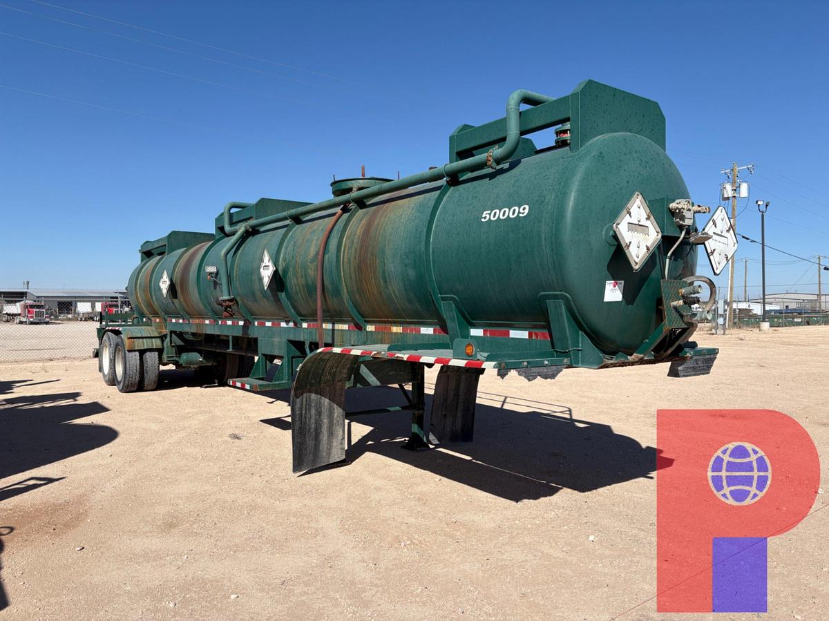 Used 2012 FORT WORTH FABRICATIONS 5,000 GALLON 2-COMP. T/A ACID TRANSPORT TRAILER