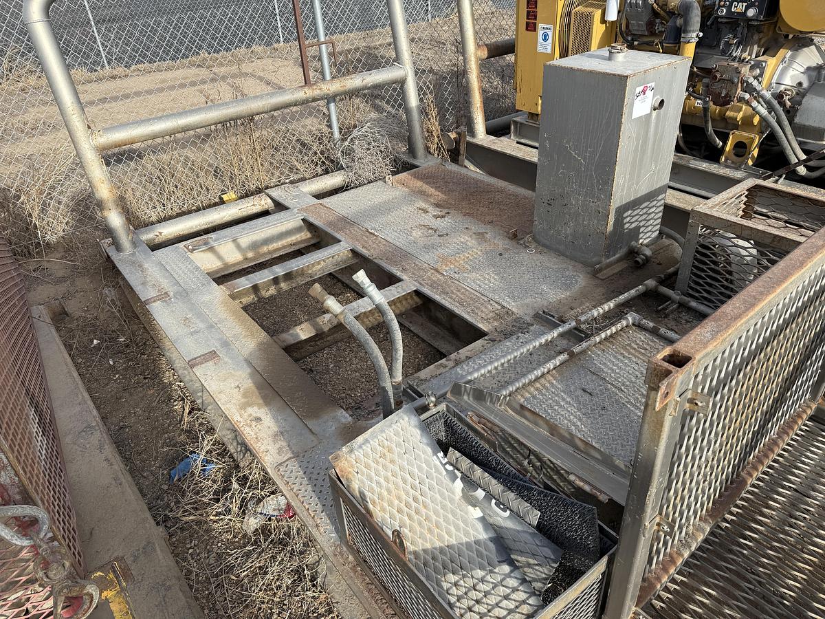 Used 25’ X 8’ HEAVY DUTY OILFIELD PUMP SKID