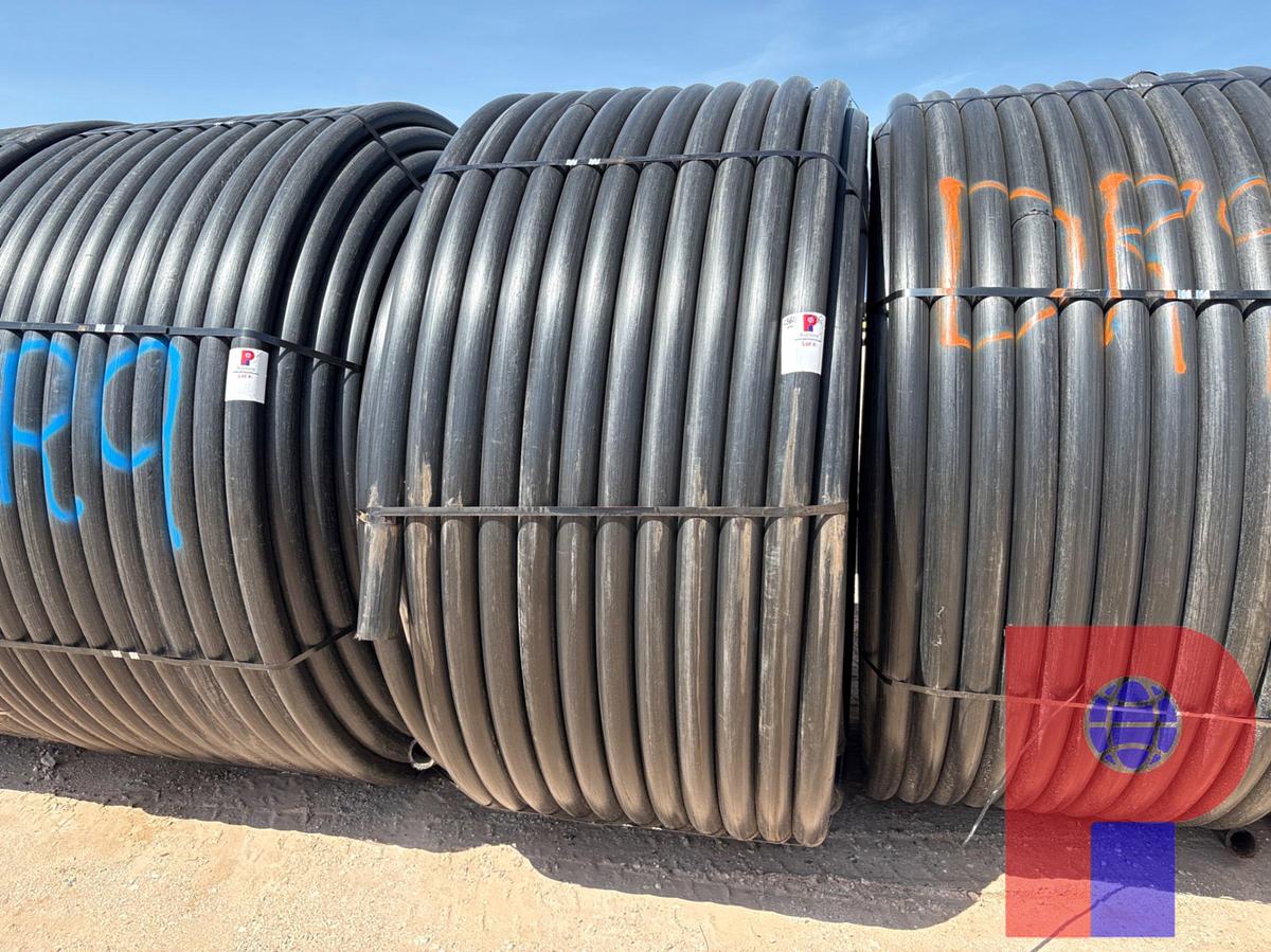 Used 1,000 FOOT ROLL OF 3" IPS SDR9 POLY PIPE