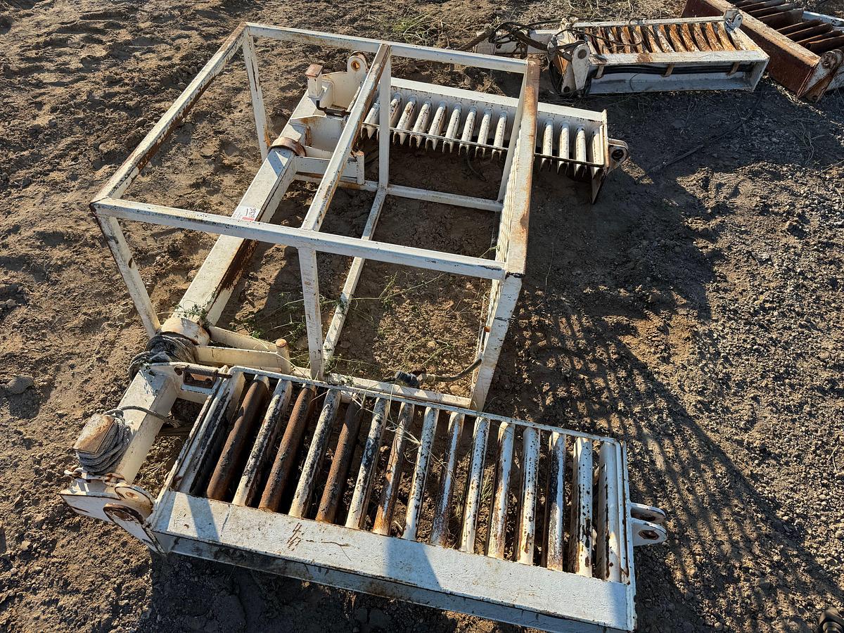 Used (2) ROD BASKETS W/ ROD RACKS F/ WORKOVER RIG