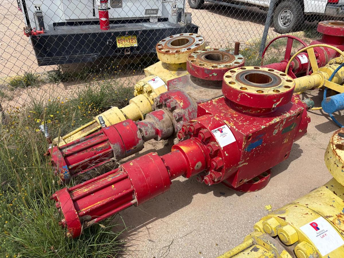Used (4x$) (4) 7-1/16” 10K hydraulic frac valves