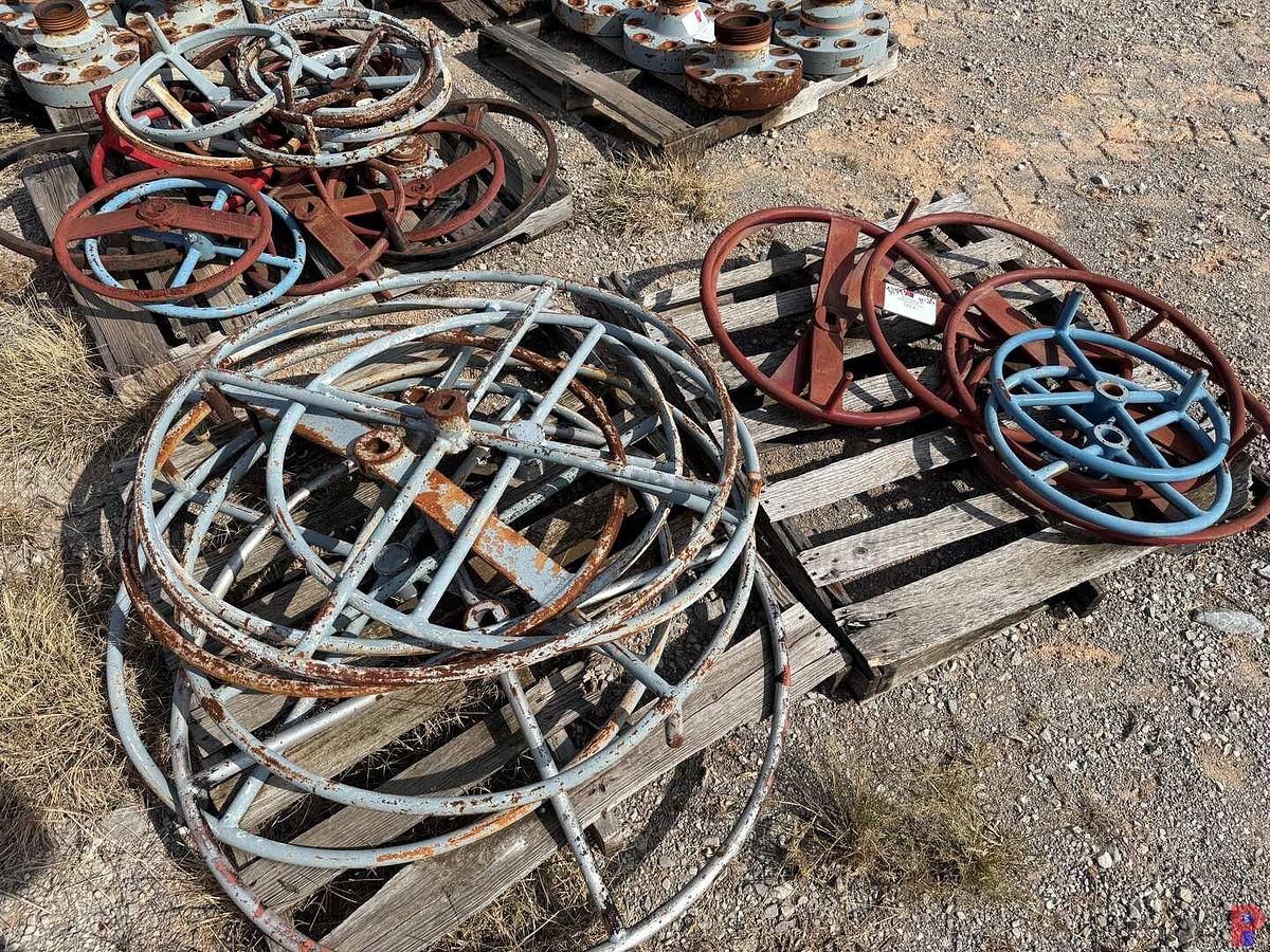 Used 3-PALLETS OF FRAC VALVE OPEN CLOSE HANDLES