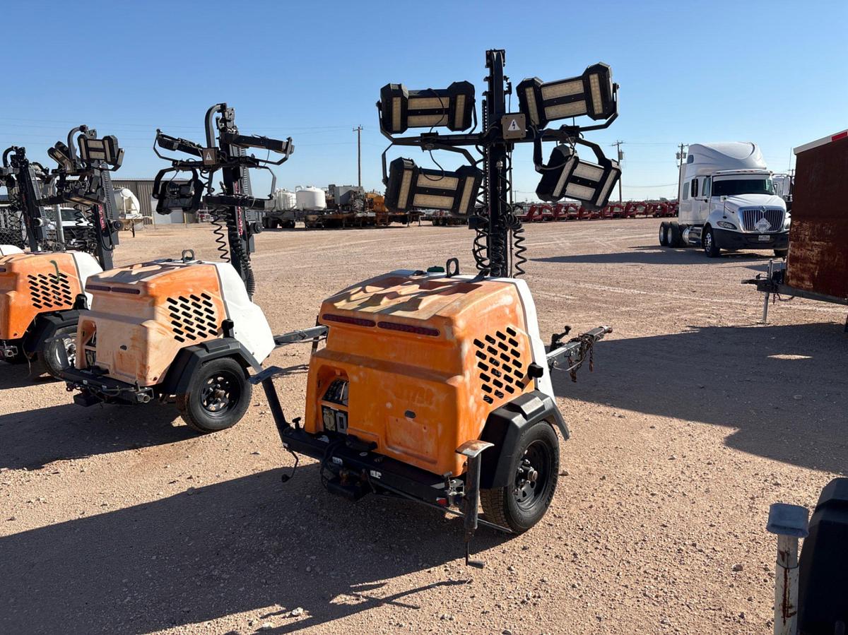 Used 2017 GENERAC MOBILE PRODUCTS MLT6SMDS 6KW S/A BUMPER PULL LIGHT TOWER