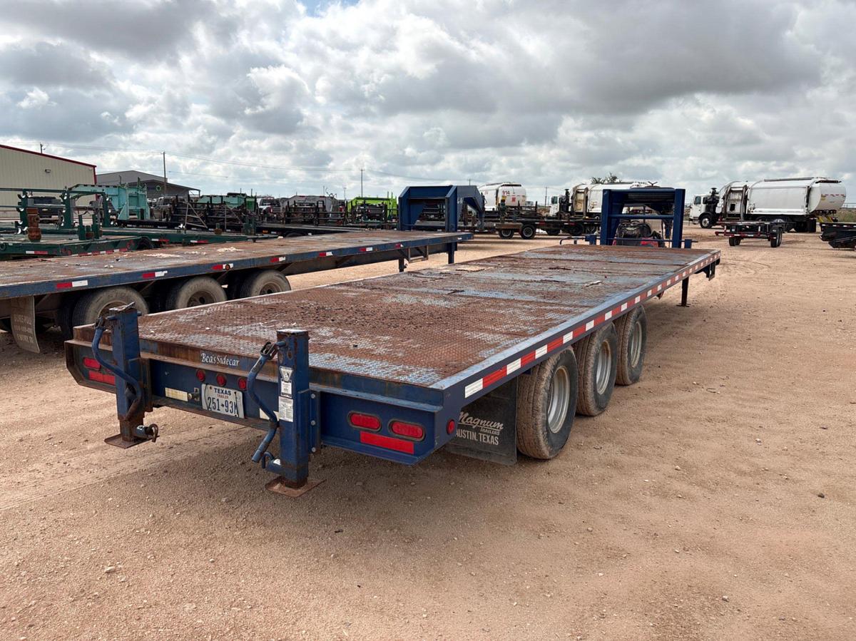 Used 2013 MAGNUM CUSTOM TRAILERS 30’ X 102” 3-AXLE GOOSENECK TRAILER