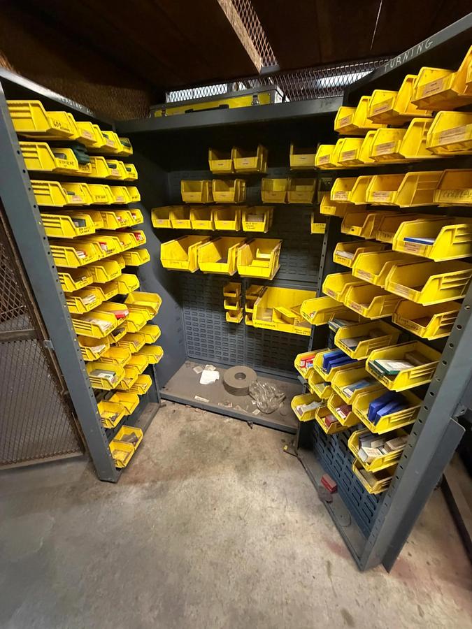 Used 15x8 Room Full Of Machining Tools, parts & supplies