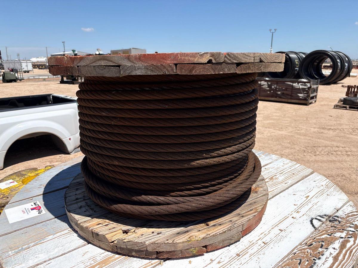 Used Spool of 5/8” sand line & spool of 1” Drill line