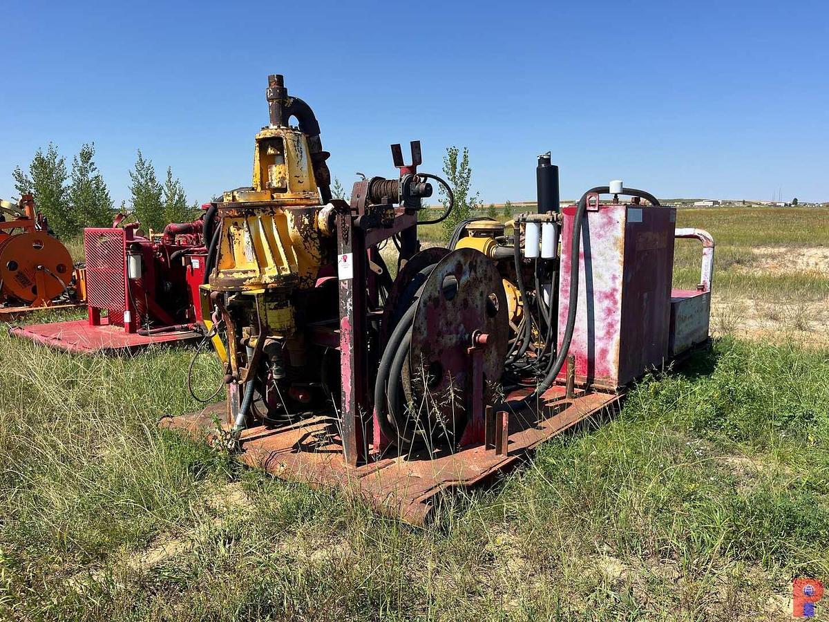 Used BOWEN 120 TON 3.5 POWER SWIVEL P/B CATERPILLAR 3126 DIESEL ENGINE, SKIDDED