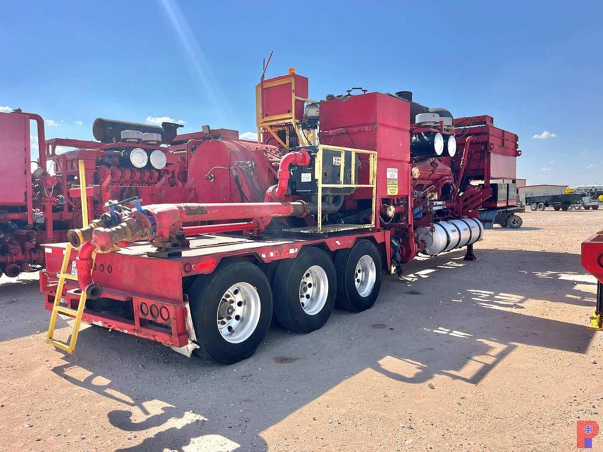 Used 2011 BLACKSTONE TRAILER MFG 3-AXLE FRAC PUMP TRAILER