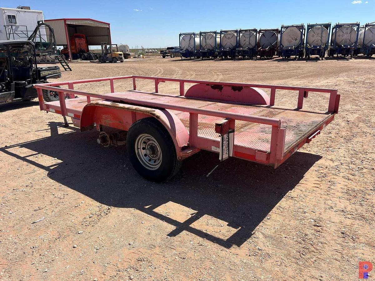 Used 2011 PARKER PERFORMANCE 14’ T/A BUMPER PULL UTILITY TRAILER