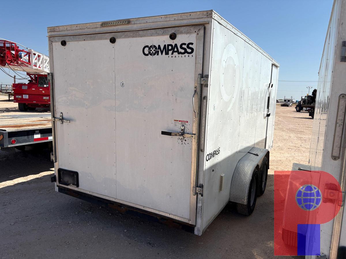 Used 2023 LGS 16’ X 7’ T/A BUMPER PULL ENCLOSED TRAILER