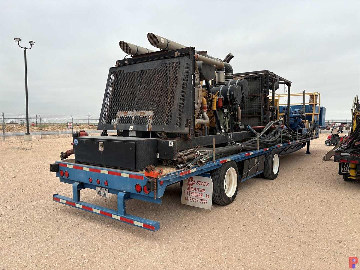 Used AIR FOAM UNIT MTD ON 2008 JET DROP DECK, SPREAD AXLE TRAILER VIN 5JND553248H001069