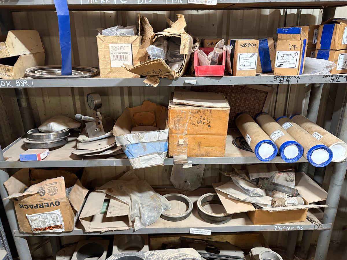 Used Lot of assorted frac valve parts
