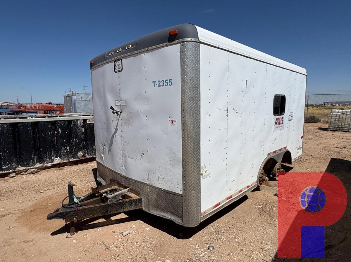 Used 2011 CARGO CRAFT 14’ X 8’ T/A BUMPER PULL DOGHOUSE TRAILER