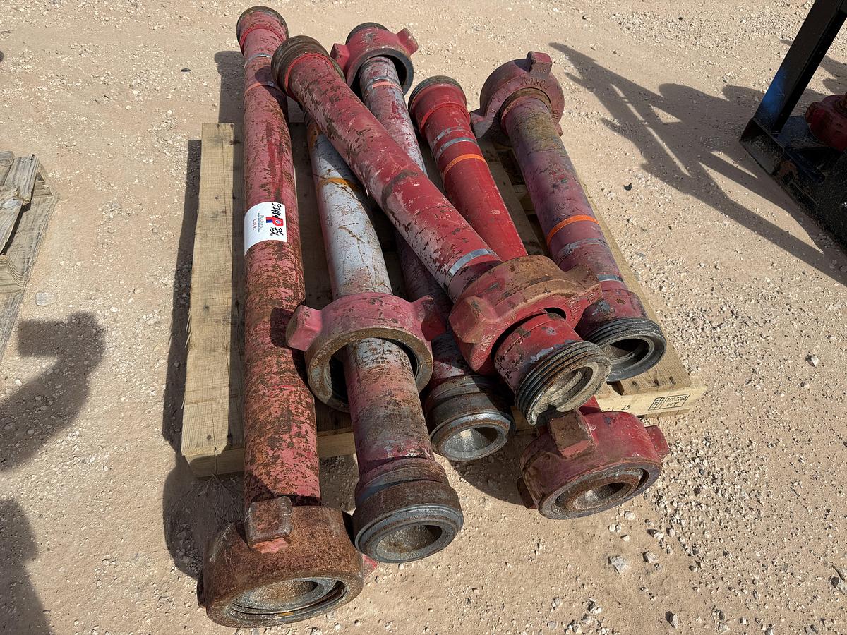 Used (6 X $) 4” X 3’L-6’L FIG 1502 15K WP FLOW IRON