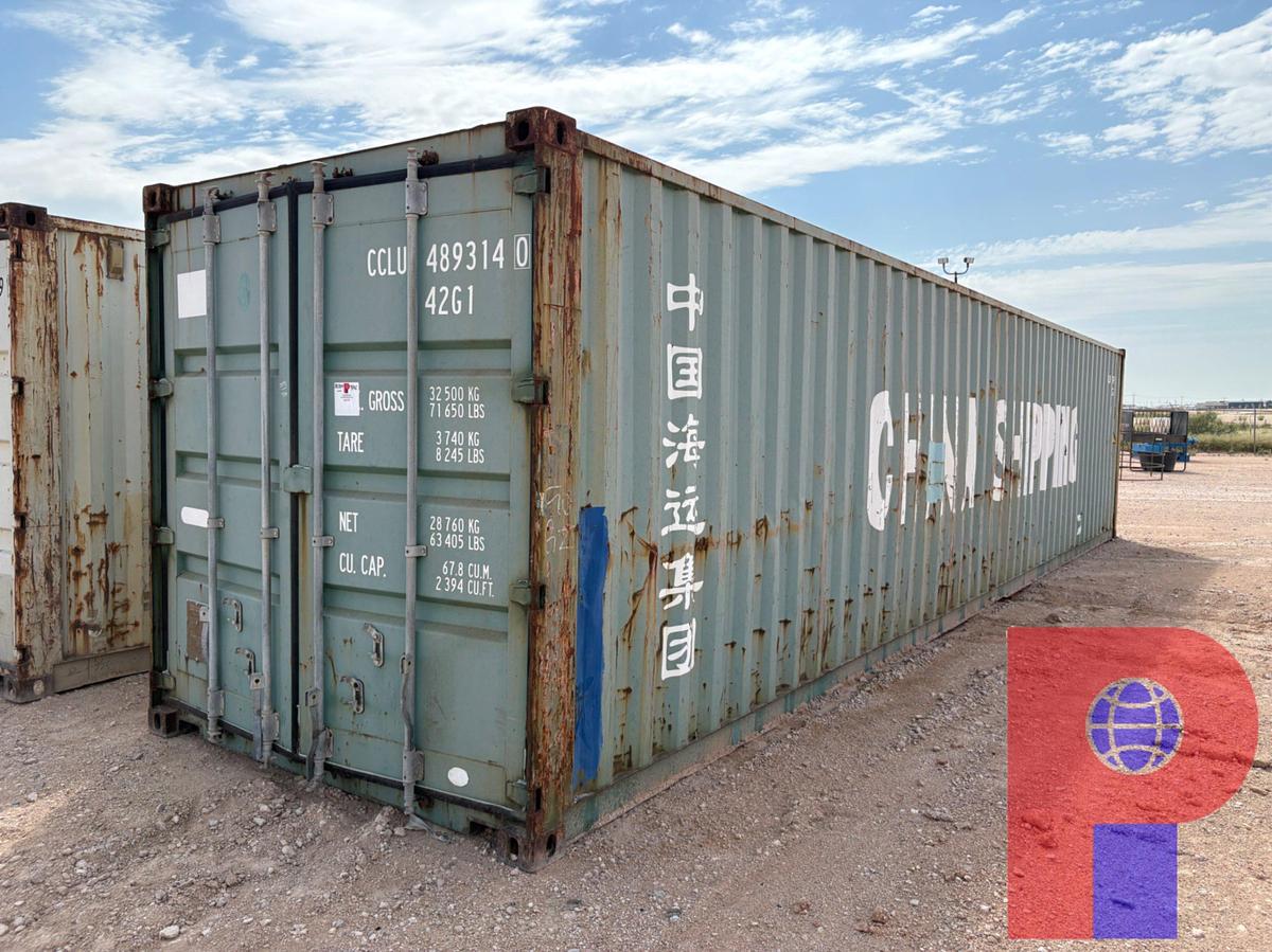 Used 40’ X 8’ X 8.5’ SEA CONTAINER