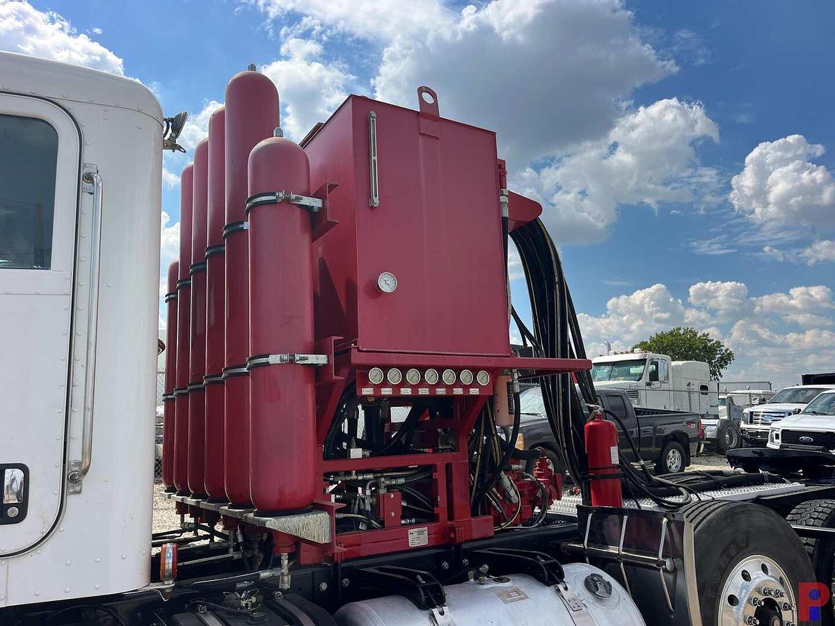 Used 2011 PETERBILT 367 TRI DRIVE 4-AXLE COIL TUBING HEAVY HAUL TRUCK