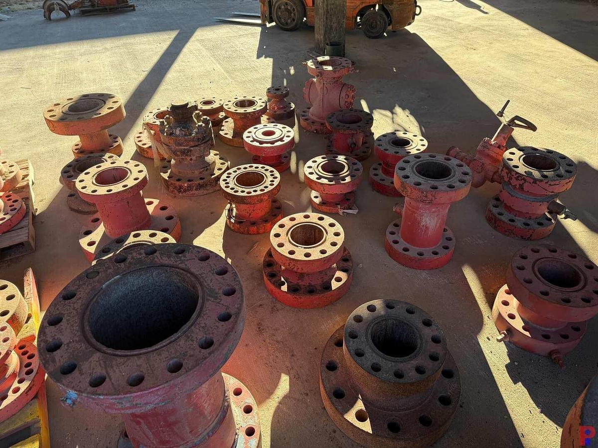 Used FLOOR SECTION OF (24) 2” - 11-1/2” WELL HEAD ADAPTER SPOOLS