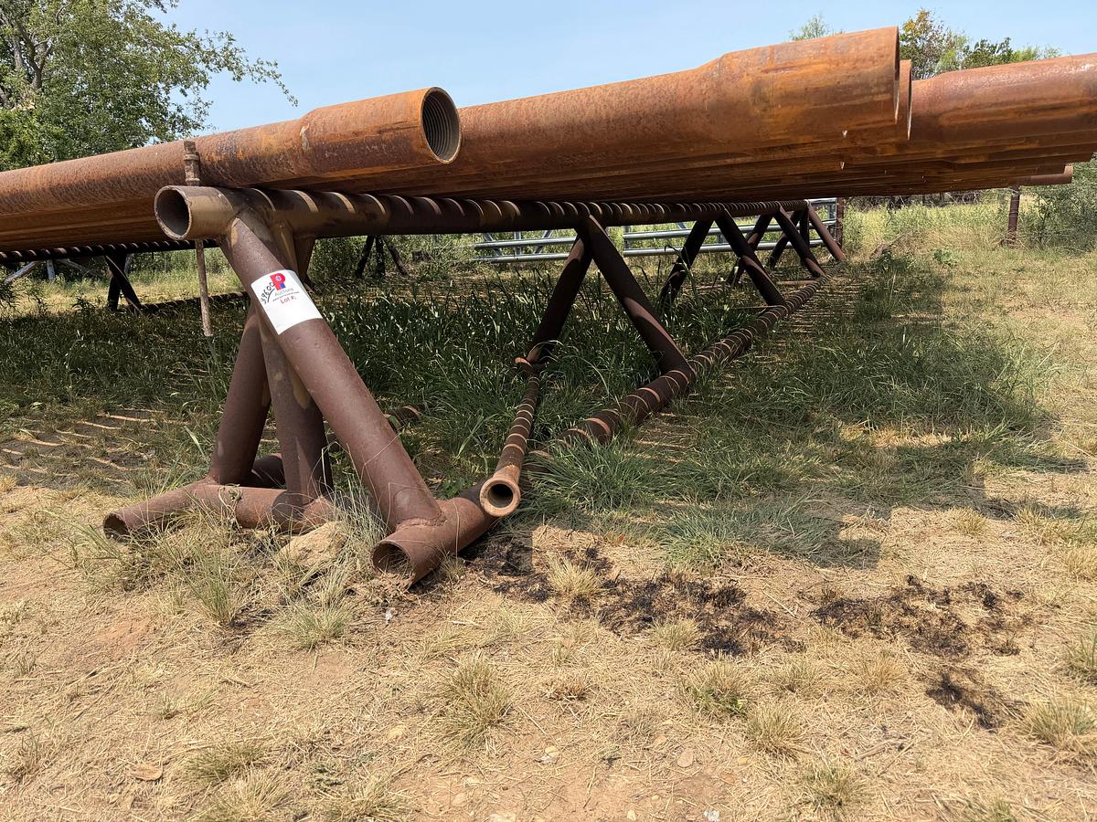 Used (2x$) 30’ x 36” Triangle pipe racks
