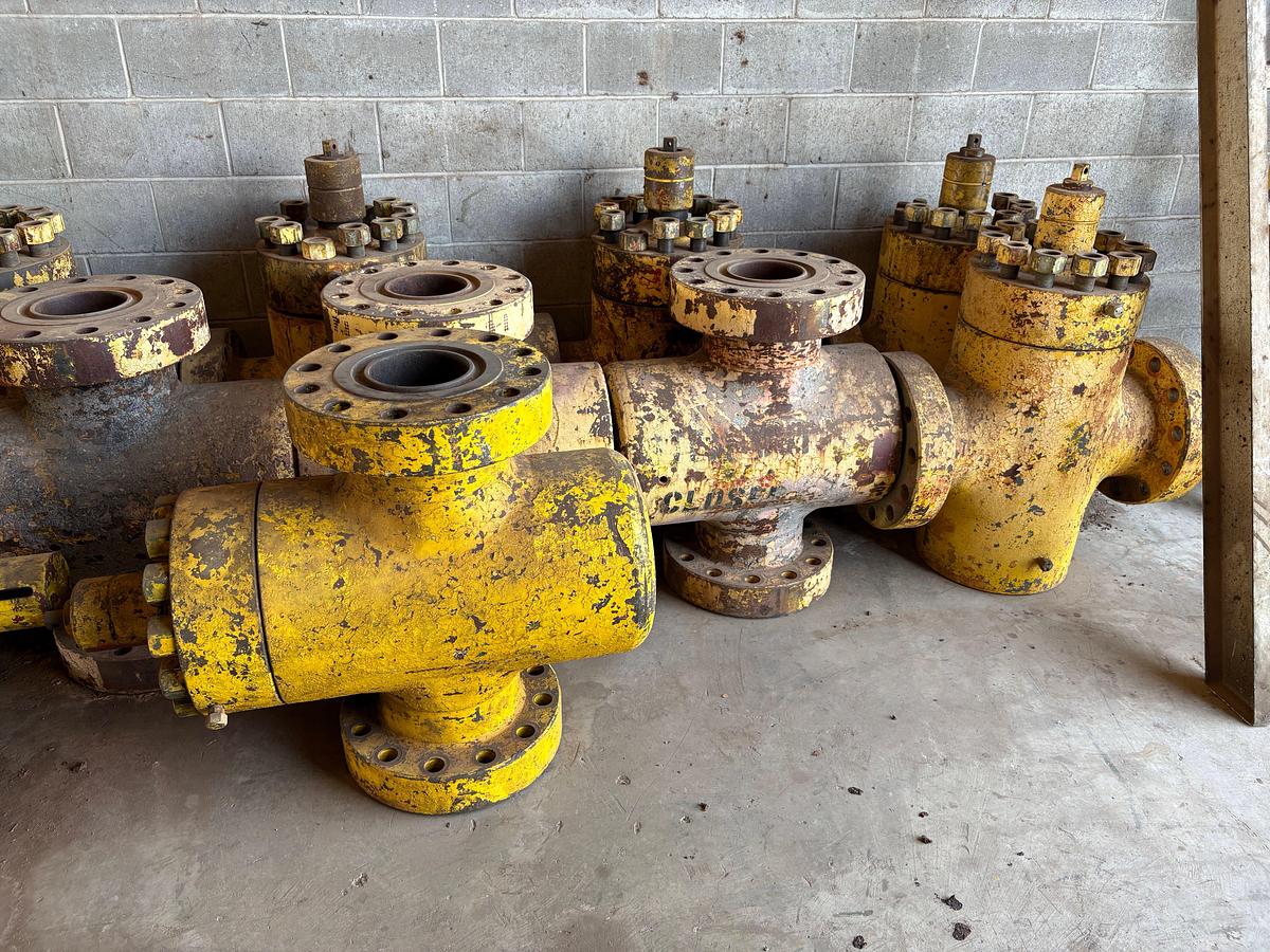 Used (15x$) 7-1/16” 10K frac valves & valve bodies