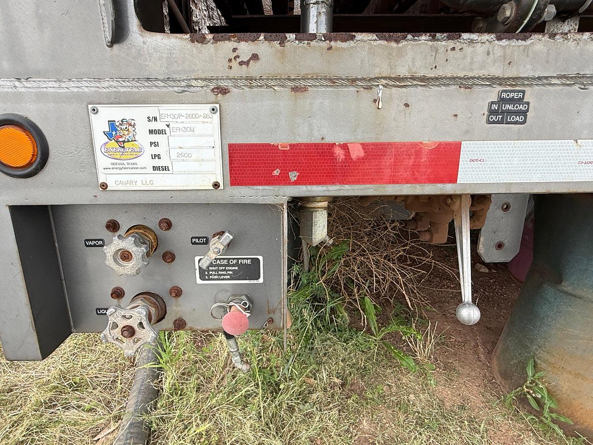 Used ENERGYFAB MOD: EFH30M BURNER BOX & Frac Heater Propane Tank