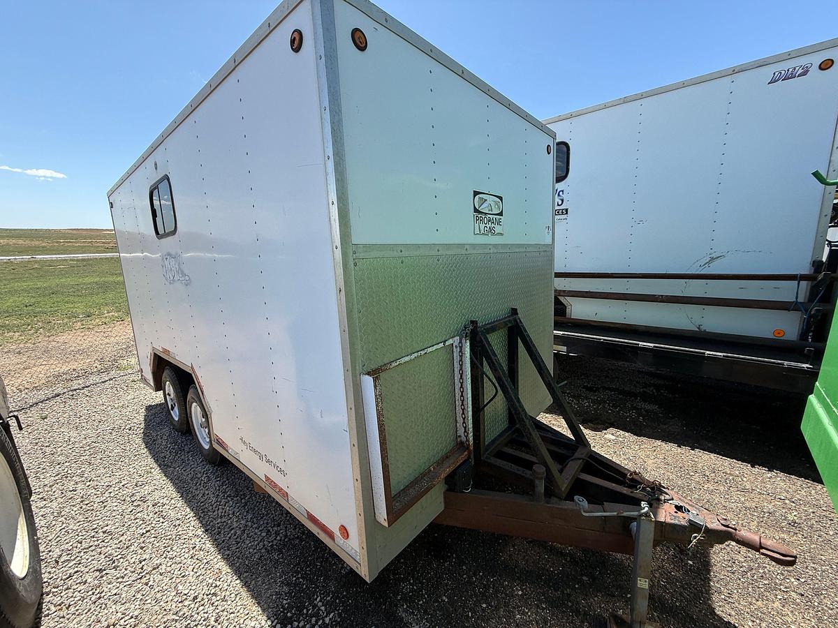 Used 2000 CARRIER TRAILER 14’x7’ T/A DOGHOUSE BP TRAILER