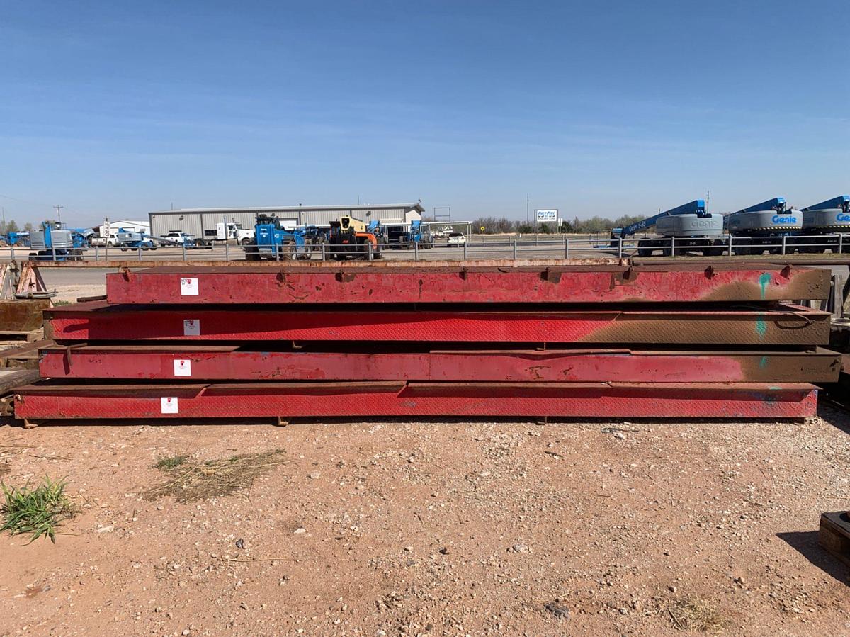 Used (2) 17’ 9” x 3’ 3” and 20’ x 2’ 10” HYDRAULIC SUIT CASES