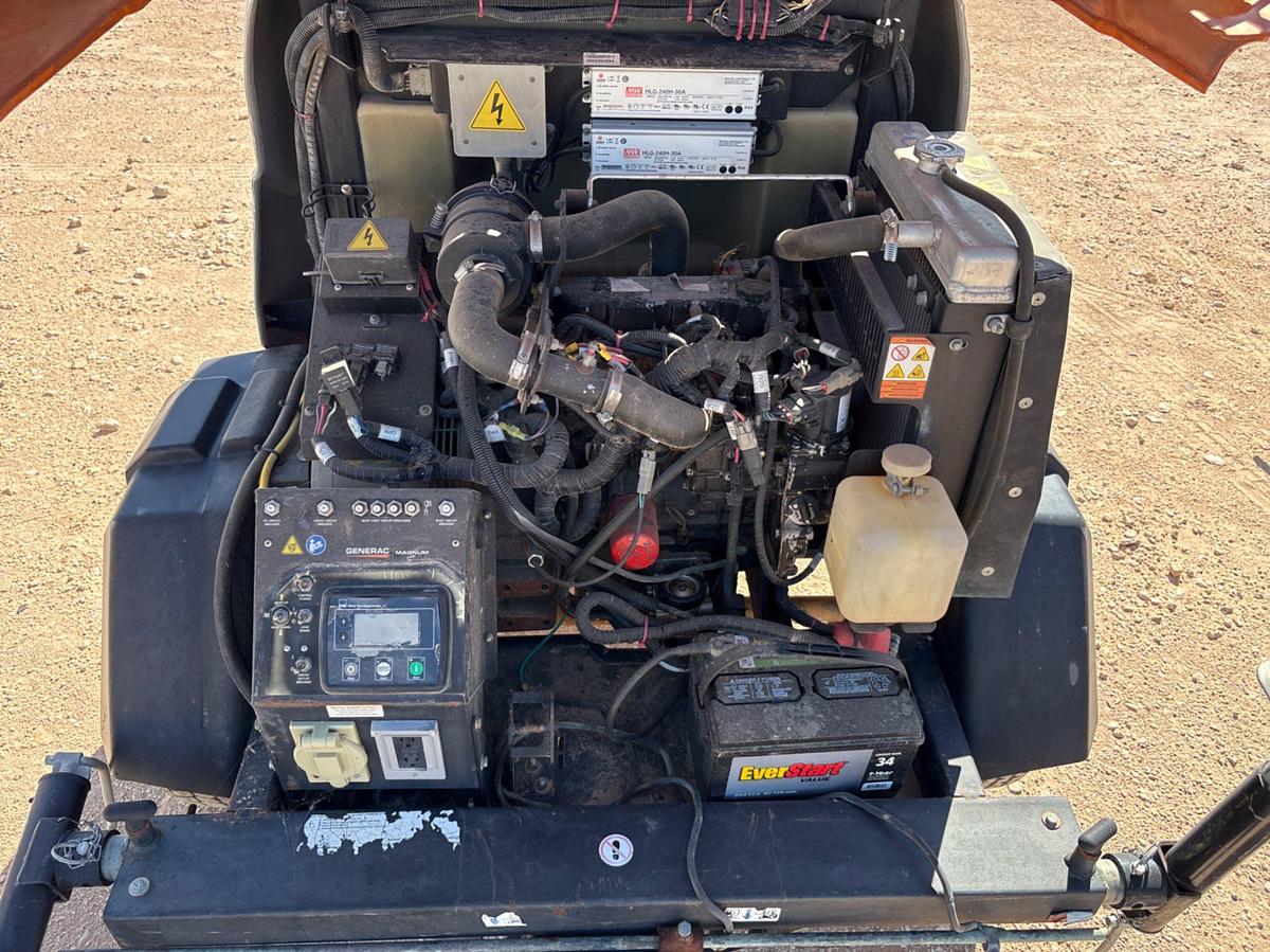 Used 2017 GENERAC MOBILE PRODUCTS MLT6SMDS 6KW S/A BUMPER PULL LED LIGHT TOWER