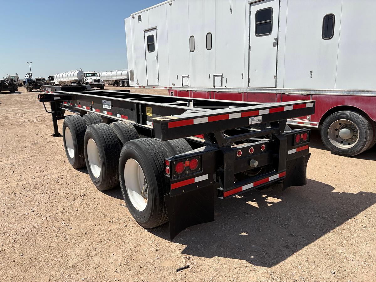 Used 2017 CIMC SZJ9360TJZ54 3-AXLE CHASSIS TRAILER