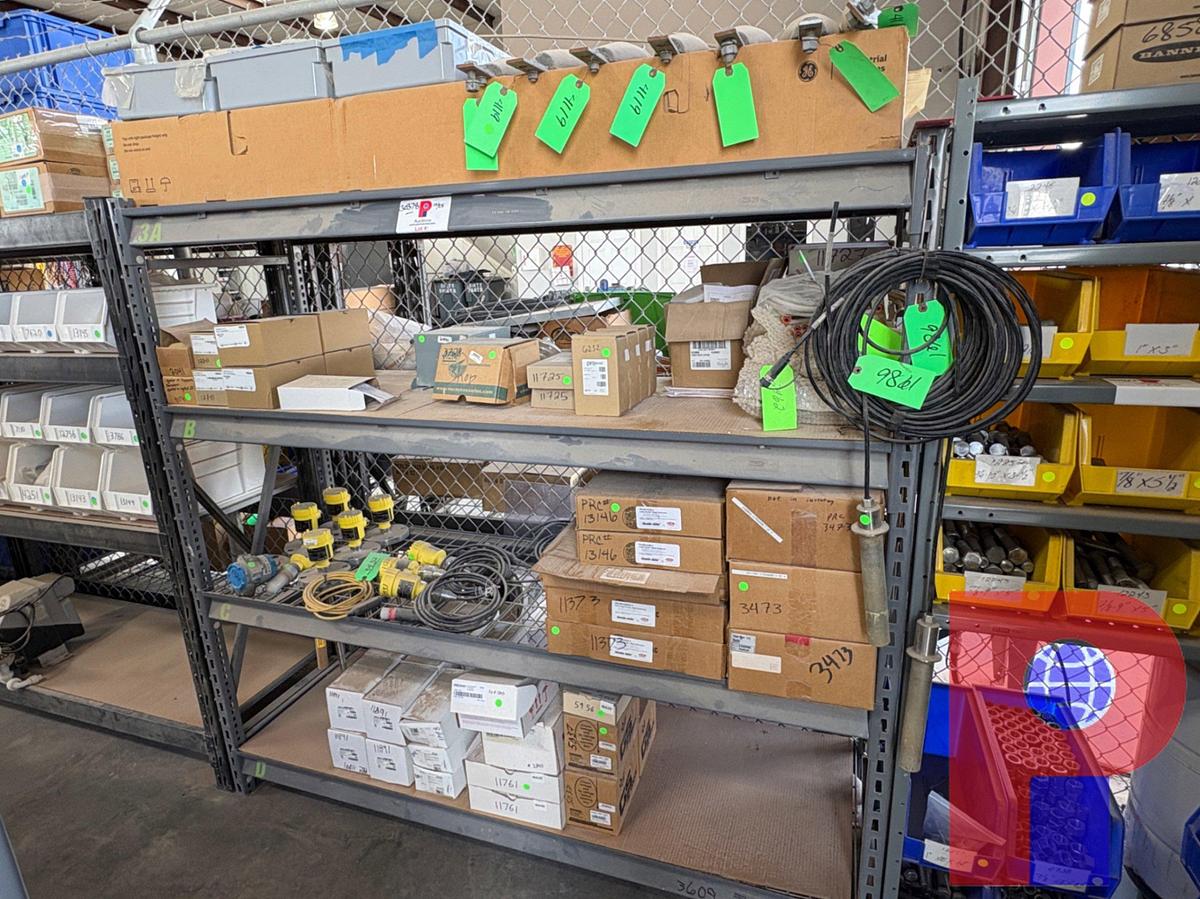 Used 6’ X 2’ X 6’ SHELF W/ CONTENTS