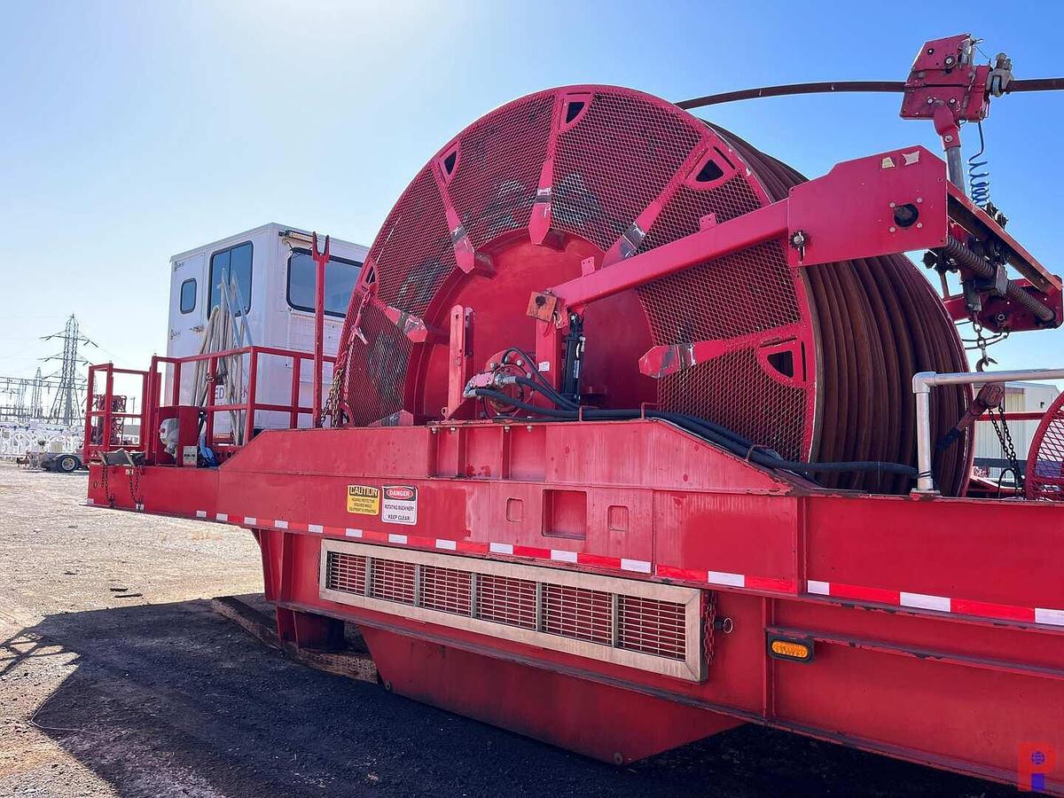 Used 2011 HYDRA RIG 53’ X 11’  4-AXLE COIL TUBING TRAILER