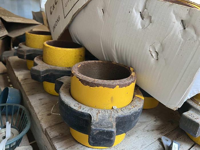 Used 40-4" FIG 100 HAMMER UNIONS & 7-6" FIG 200 HAMMER UNIONS