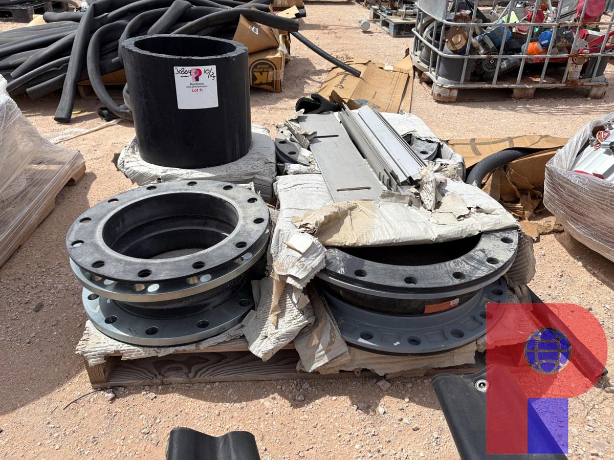 Used (4) EPDM TYPE EE EXPANSION JOINTS, 14” - 17”DIA
