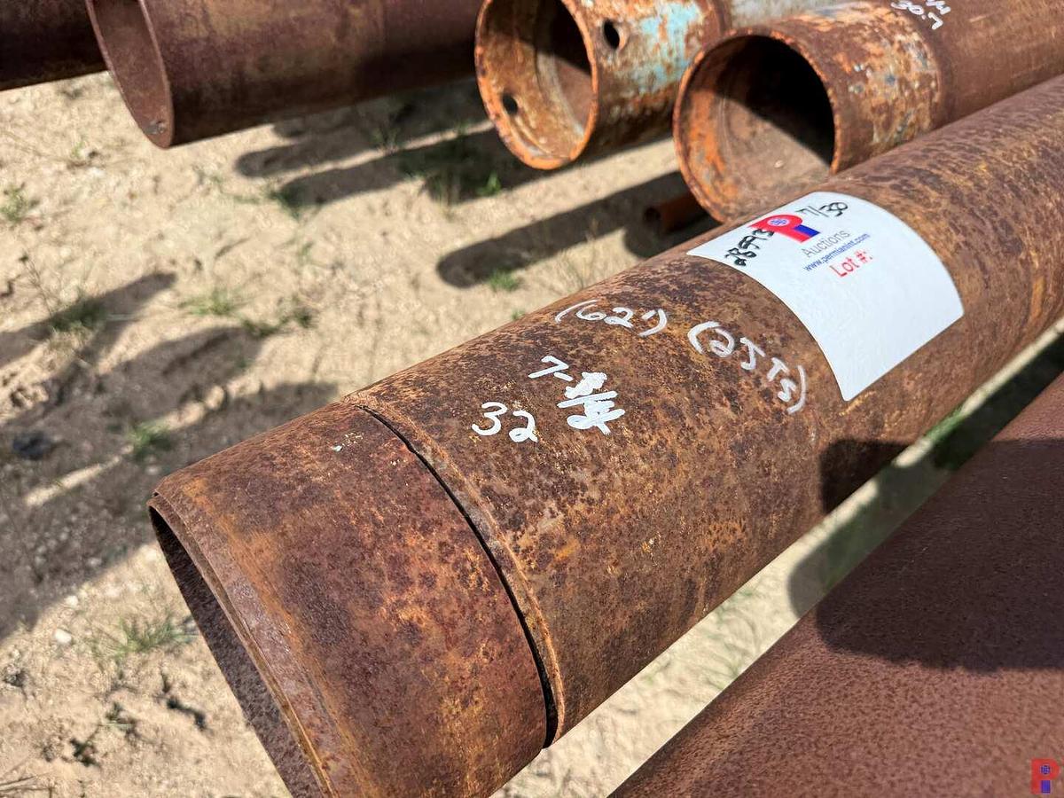 Used (62 FT.) (2-JTS.) OF 7-1/4”OD WASH PIPE