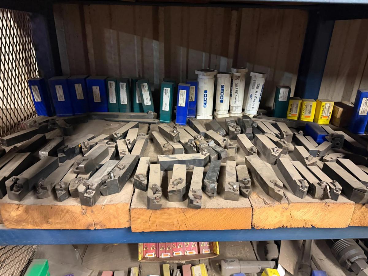 Used 15x8 Room Full Of Machining Tools, parts & supplies