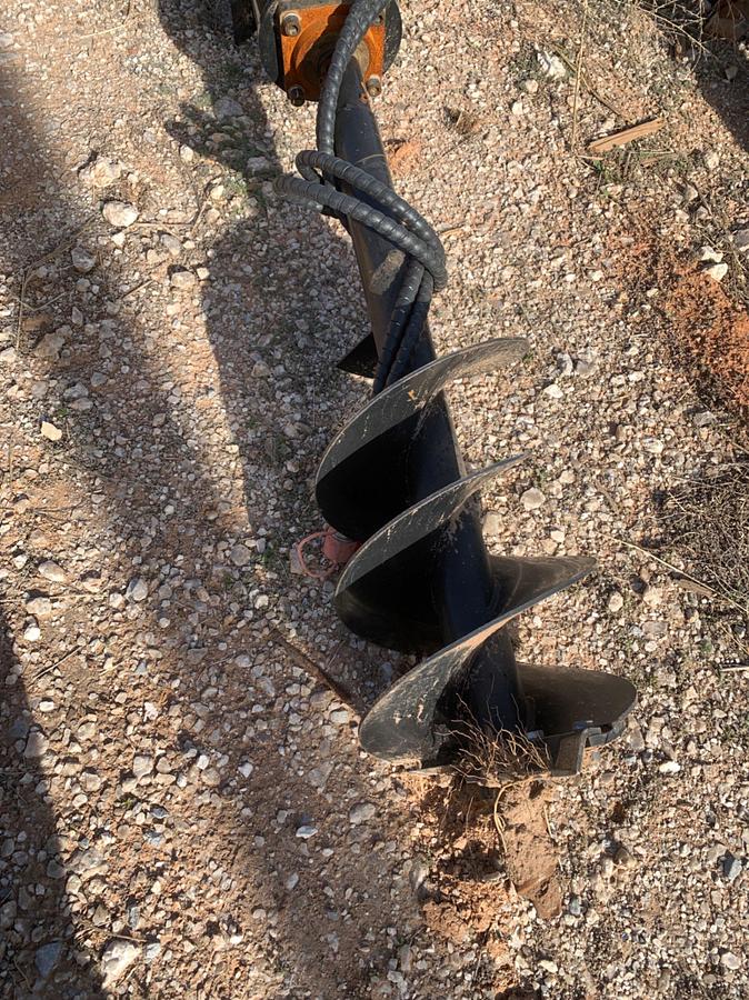 Used Skid Steer Auger w/ 12” Auger Bit