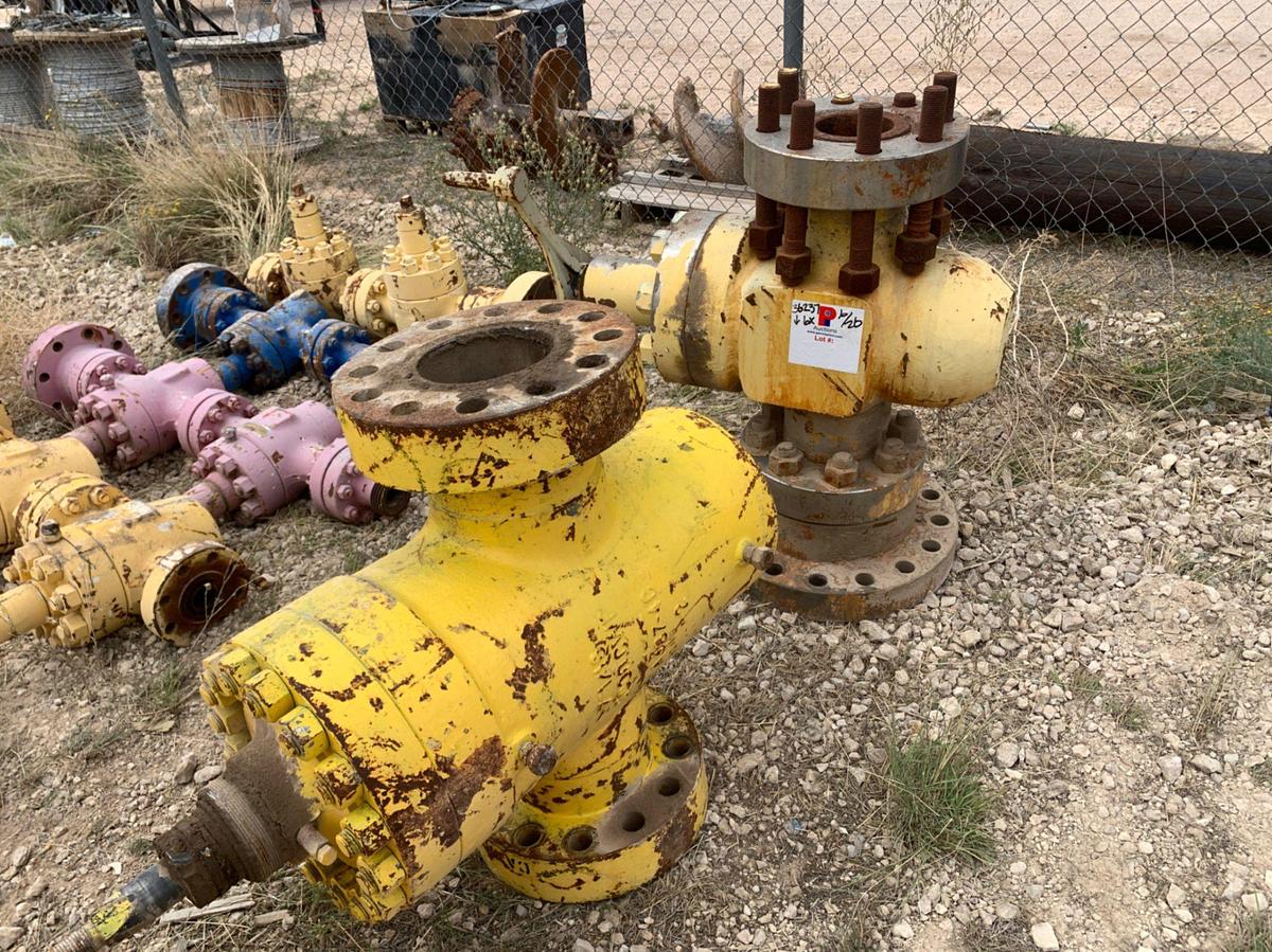 Used (6) 4”-7-1/16” 5k Manual Gate Valves