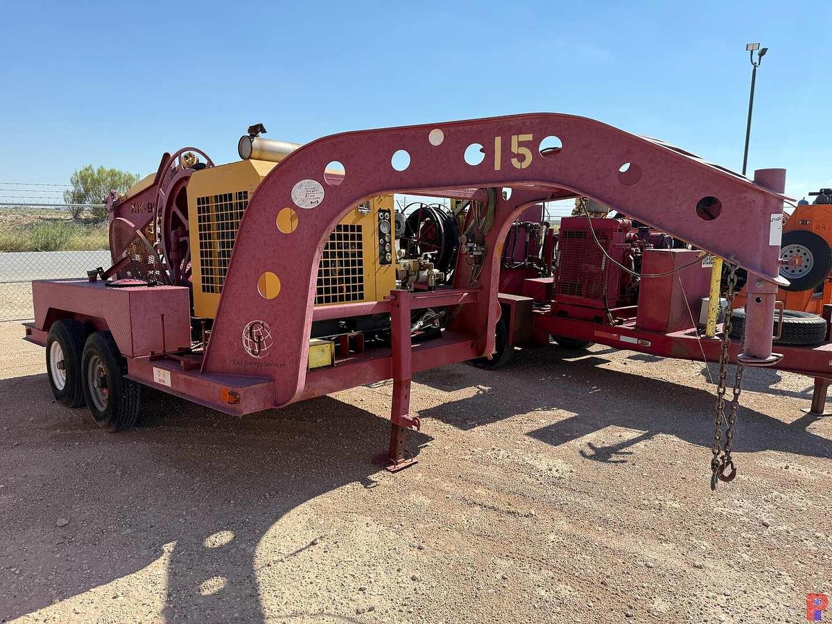 Used 2007 VENTURETECH XK-90 90 TON POWER SWIVEL ON 14' T/A TRAILER (INCOMPLETE)