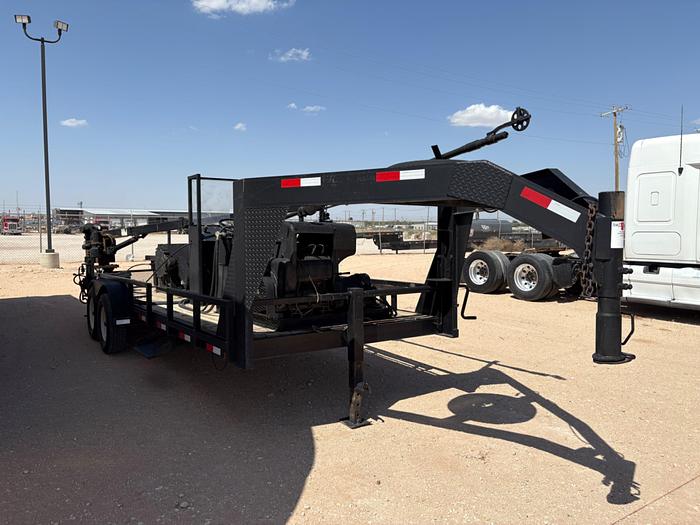 Used SHOPBUILT 20’ X 7’ T/A GOOSENECK WIRELINE TRAILER