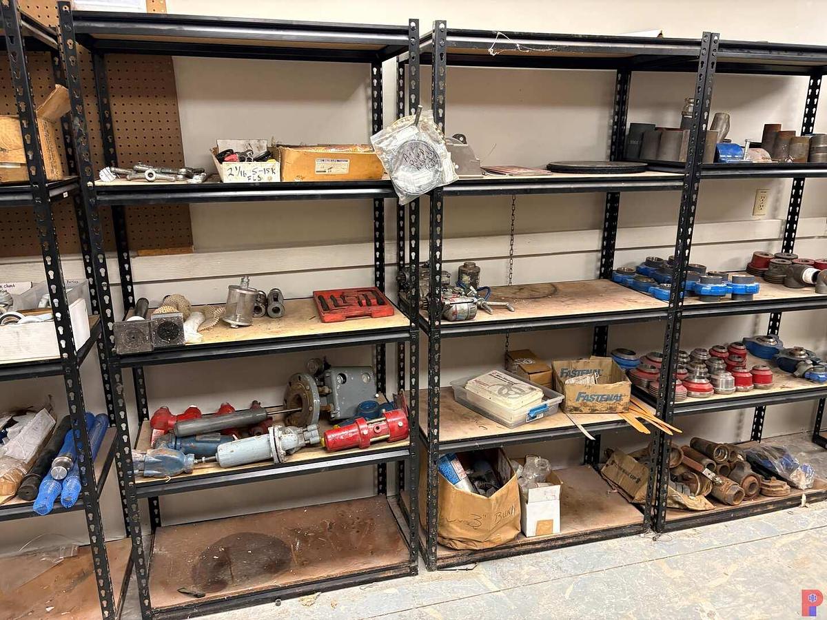 Used CONTENTS OF FRAC VALVE PARTS ROOM