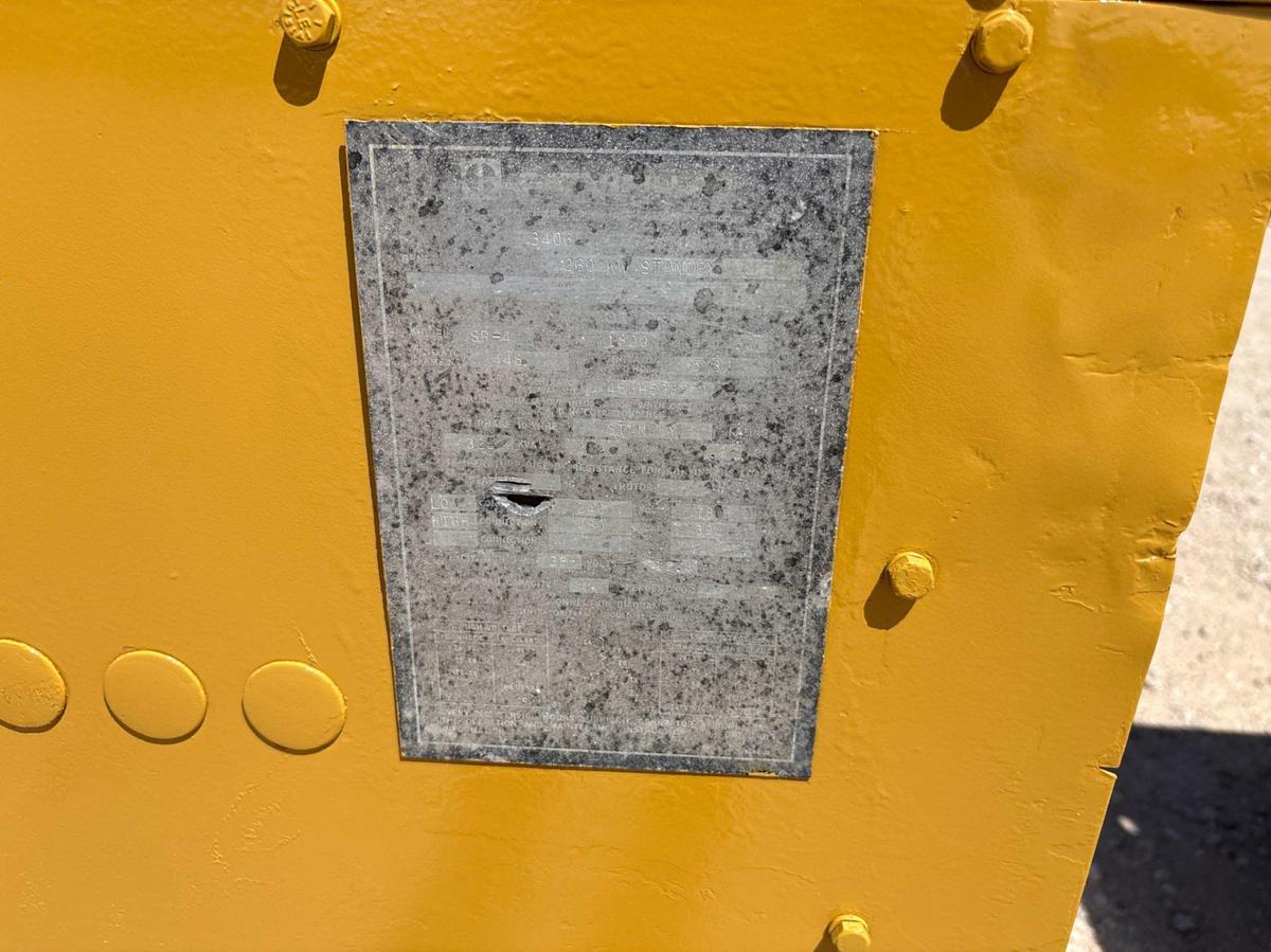 Used Cat D3406 260kw standby gen set