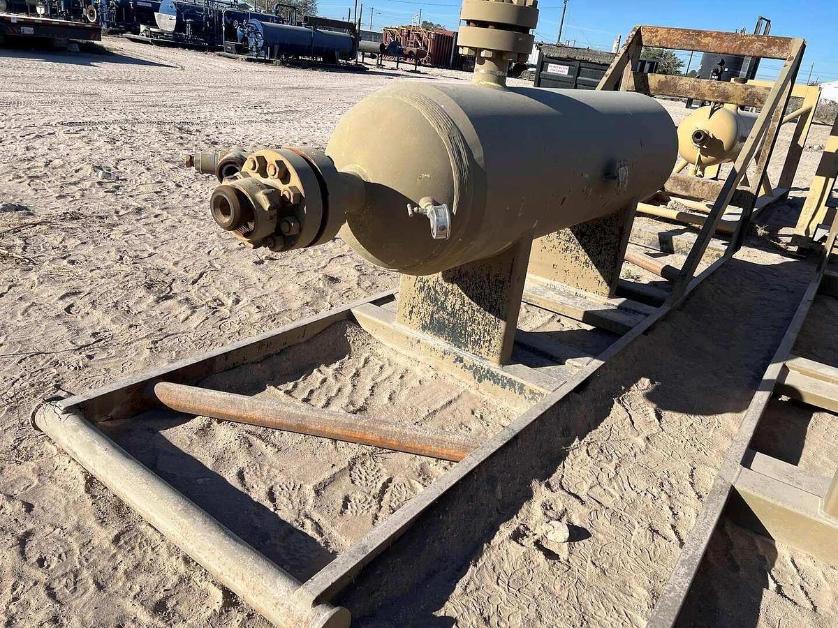 Used CTJ 28” X 8’ 6000 PSI VERTICAL CYCLONIC SAND SEPARATOR