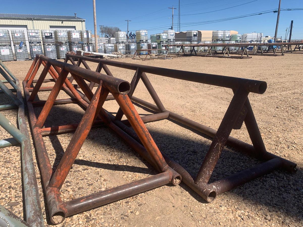 Used (2) 30’ x 41” Triangle Pipe Rack & 28’ x 43” Triangle Pipe Rack
