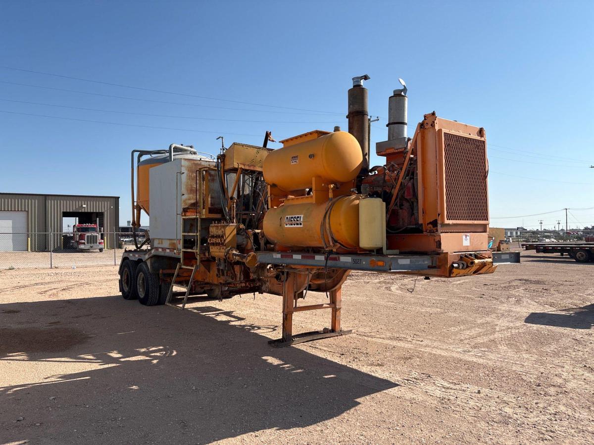 Used National Oilwell P17 T/A cement pump trailer
