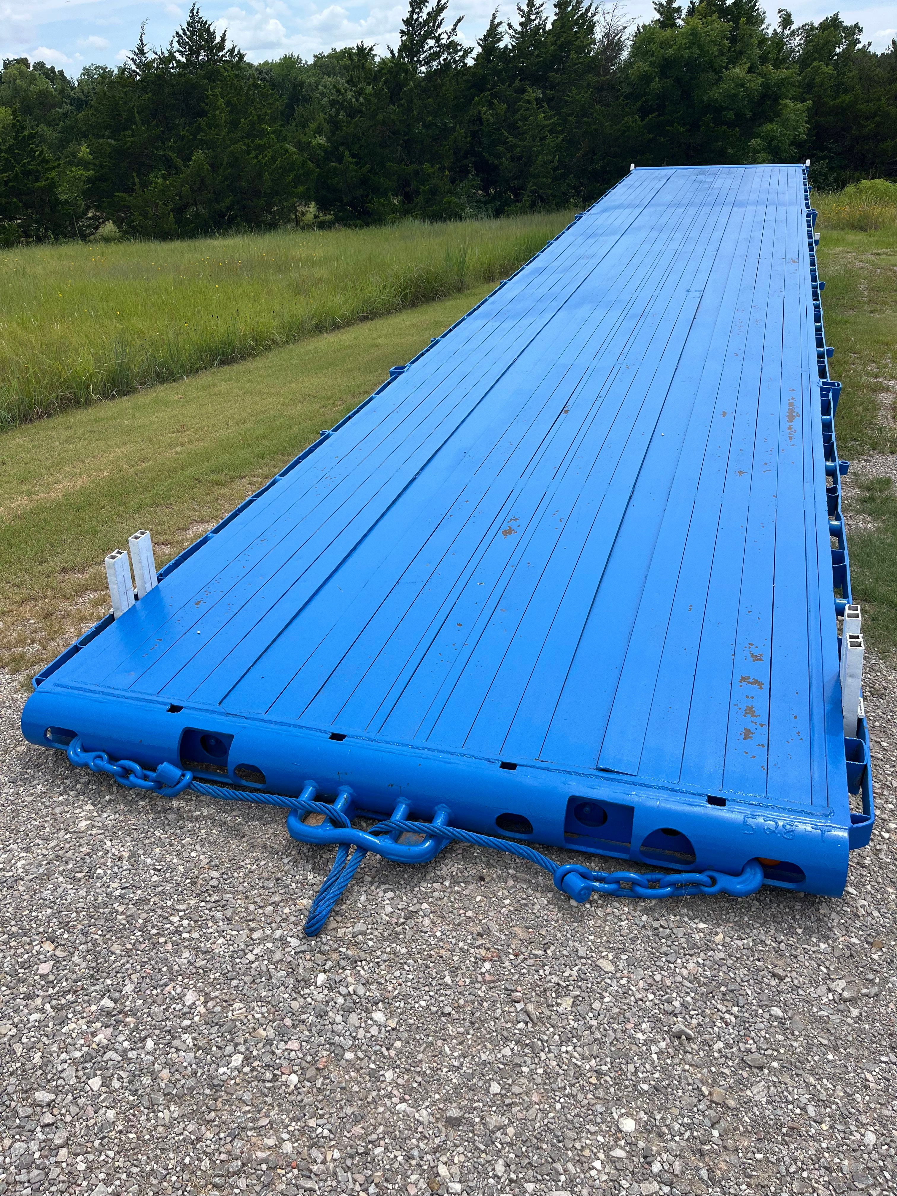 Used 1984 LUFKIN 8 'WIDE X 45 'LONG T/A OILFIELD FLOAT