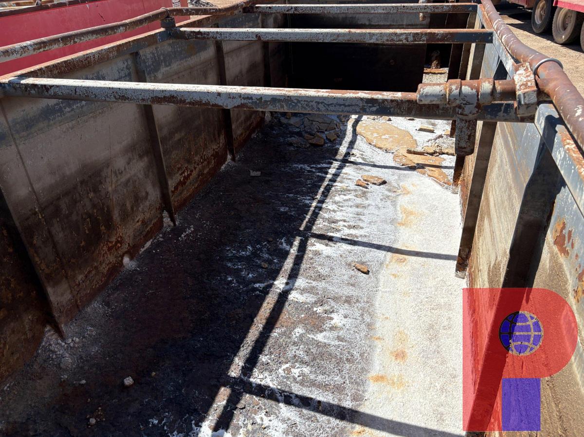 Used 30’ X 8’ X 5’ OPEN TOP FLUID TANK
